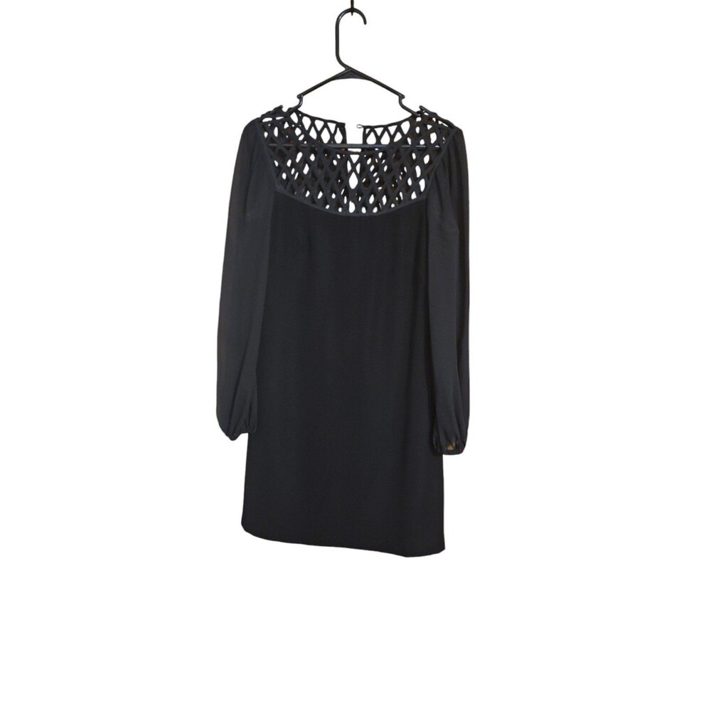 EXCELLENT CONDITION White House Black Market Black Dress Size 4